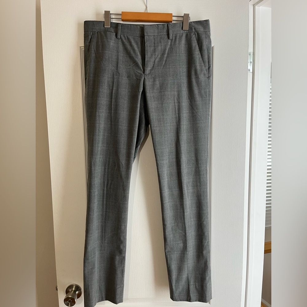 RW&CO. Black and Gray Slim Fit Trousers
